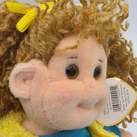 Vintage 2001 TY Beanie Boppers Pretty Patti with Tag Plush Doll - Picture 9 of 12